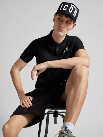 Dsquared2 Basecap mit Label-Stitching Black 1