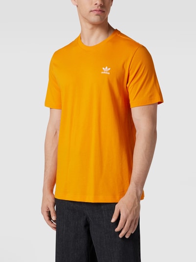 adidas Originals T-Shirt mit Logo-Stitching Orange 4