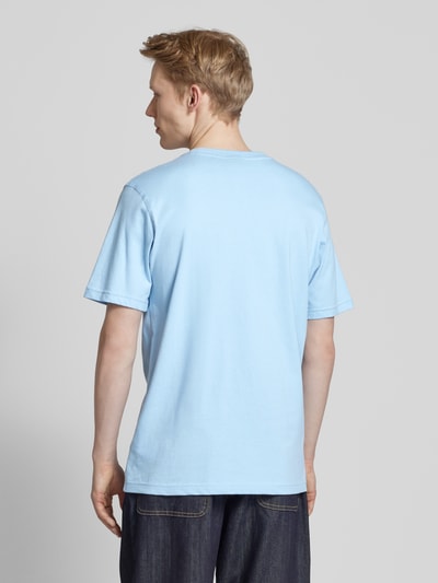 adidas Originals T-Shirt mit Label-Stitching und Rundhalsausschnitt Hellblau 5