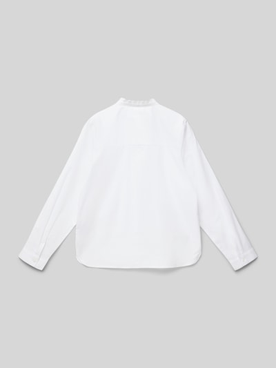 Tommy Hilfiger Teens Overhemdblouse met opstaande kraag Wit - 3