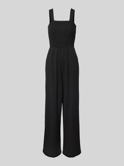 Only Regular Fit Jumpsuit mit gesmoktem Rumpf Modell 'ELISE' Black 2