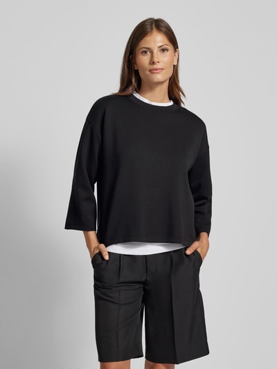 B.Young Sweatshirt met ronde hals, model 'BYTullas' Zwart - 4