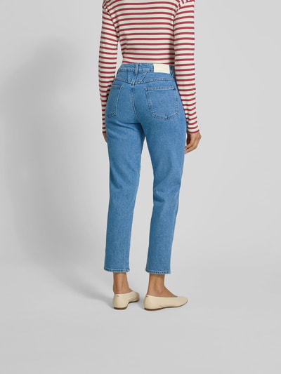 Closed Slim Fit Jeans mit Ziernähten Jeansblau 5