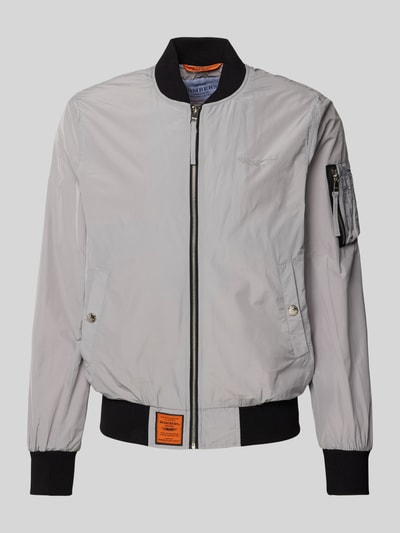 Original Bombers Bomberjack met labelpatch, model 'MA1' Lichtgrijs - 2