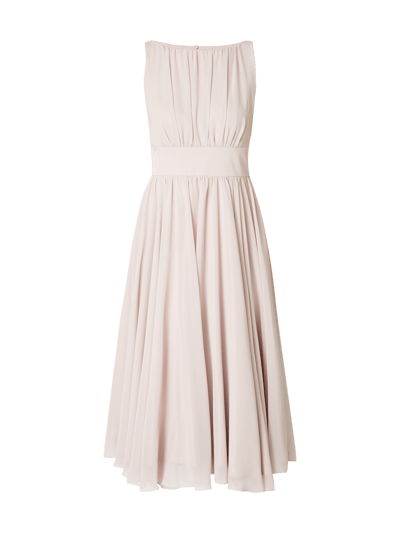 Swing Cocktailkleid aus Chiffon mit Raffungen Rosa 2