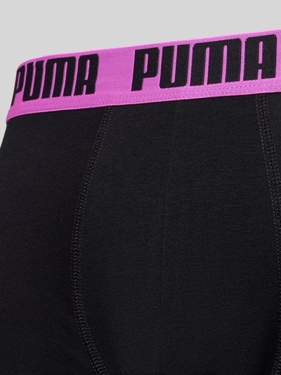 PUMA Bokserki z mieszanki bawełny, pakowane po 2 szt. Czarny 2