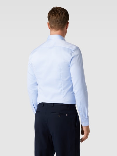 JAKE*S SUPER SLIM Slim fit zakelijk overhemd met haaikraag Lichtblauw - 5