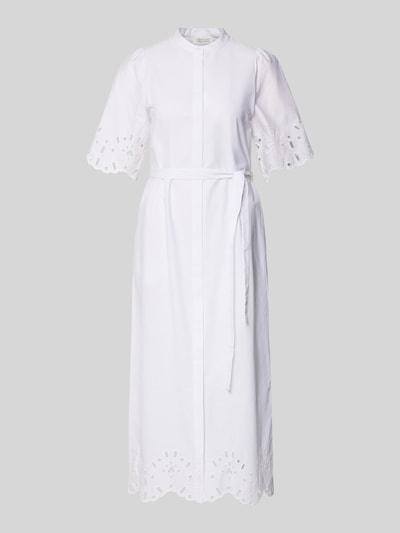 GUIDO MARIA KRETSCHMER WOMAN Hemdblusenkleid mit Lochstickerei Modell 'Marika' Weiss 2
