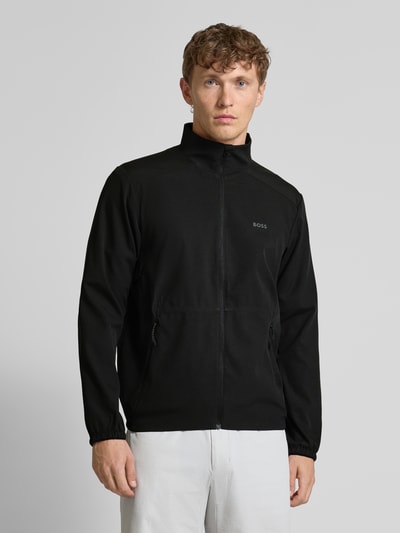 BOSS Green Regular Fit Sweatjacke mit Reißverschlusstaschen Modell 'CRUISELITE' Black 4