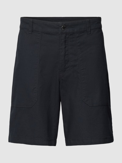 COLUMBIA Straight Leg Bermudas in unifarbenem Design Black 2