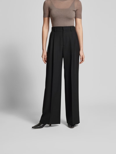 Filippa K Stoffhose mit Bundfalten Black 4