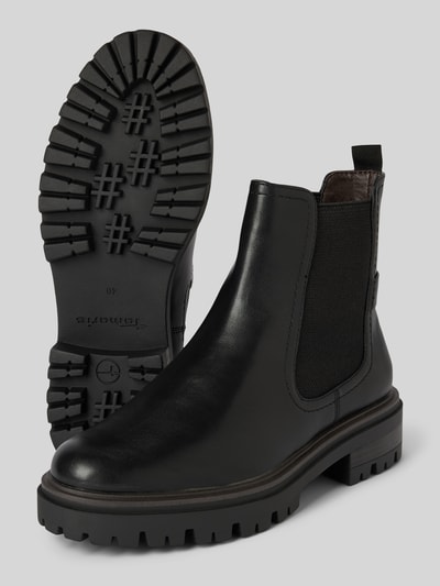 Tamaris Chelsea boots met treklus Zwart - 3