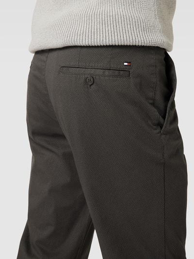 Tommy Hilfiger Pants Chino mit Strukturmuster Modell 'DENTON' Mittelgrau 3