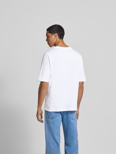 Marni Regular Fit T-Shirt mit Logo-Print Weiss 5