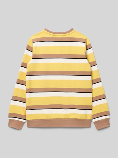 Steiff Sweatshirt met ribboorden Mosterdgeel - 3