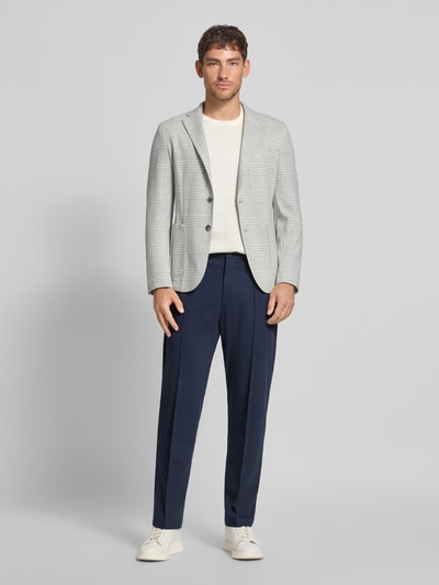 BOSS Slim fit colbert van Italiaanse jersey, model 'HANRY' Lichtgrijs - 1