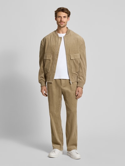 Jake*s Studio Men Relaxed Fit Cordhose aus reiner Baumwolle Modell 'MORTEN' Beige 1