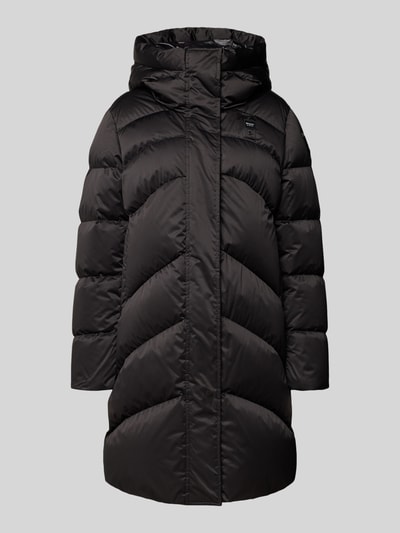 Blauer Usa Steppmantel mit Kapuze Modell 'OPERA' Black 2
