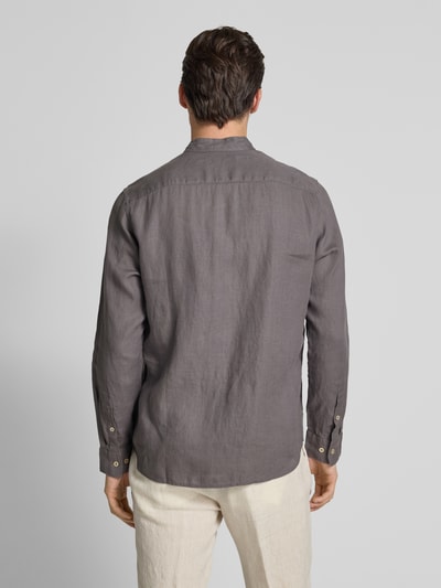 Marc O'Polo Regular Fit Freizeithemd aus reinem Leinen Graphit 5