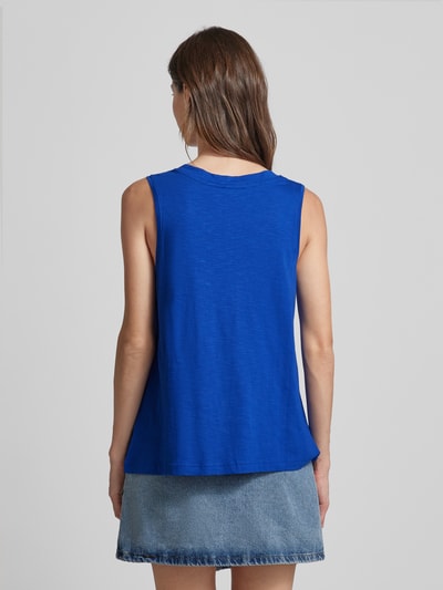 Tom Tailor Tanktop met ronde hals Koningsblauw - 5