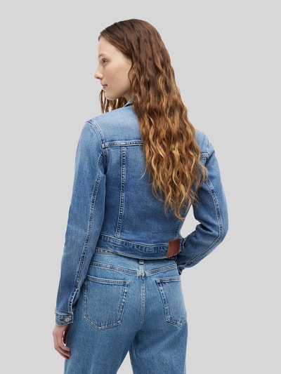Tommy Jeans Kurtka jeansowa o krótkim kroju z mieszanki bawełny Jeansowy niebieski 5