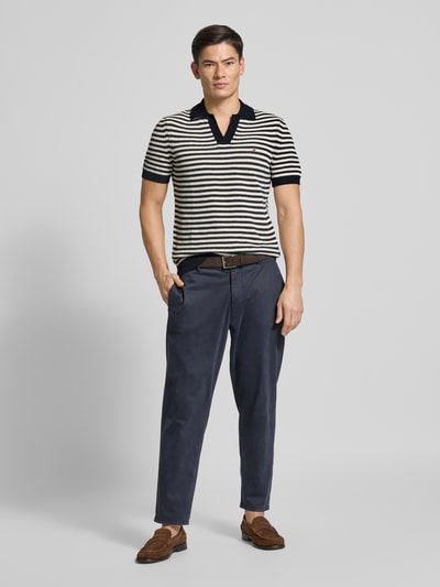 Tommy Hilfiger Regular Fit Poloshirt mit Strukturstrick Black 1