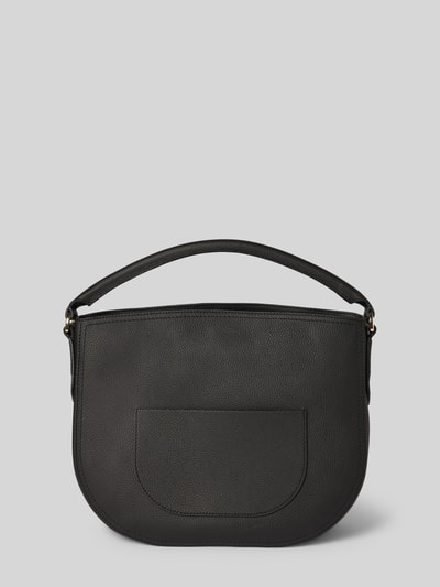 BOSS Torba na ramię ze skóry naturalnej model ‘LENAH’ Czarny 4