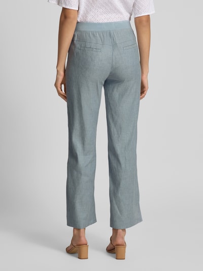 Raphaela By Brax Spodnie materiałowe o rozkloszowanym kroju z elastycznym pasem model ‘Pam’ Jasnoniebieski 5