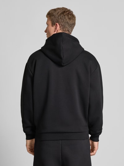 KARL KANI Regular Fit Sweatjacke mit Logo-Stitching Modell 'Chest' Black 5