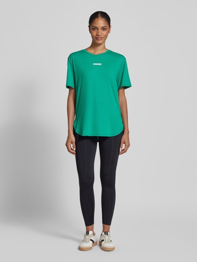 Stronger T-Shirt mit Label-Print Grass 1