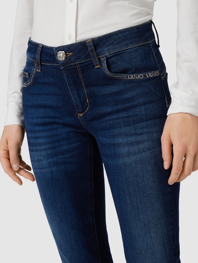 Liu Jo White Jeans mit Zierbesatz Modell 'FLY' Blau 3