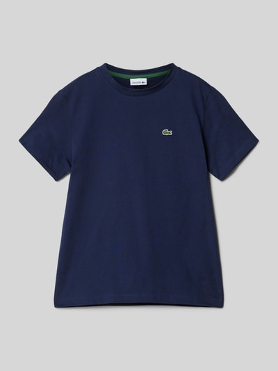 Lacoste T-Shirt mit Label-Detail Marine 1