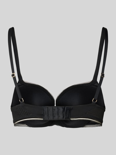 BOSS Biustonosz push up z obszyciem koronką model ‘PURE’ Czarny 3