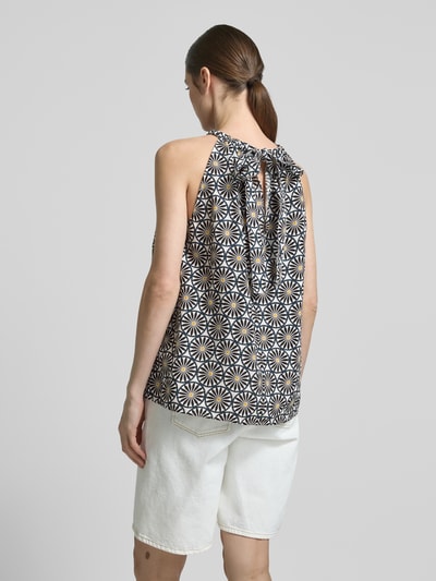 Marc O'Polo Loose Fit Top aus Leinen Marine 5