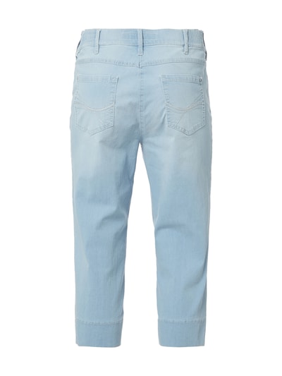 Zerres Stone Washed Comfort N Fit Caprijeans Hellblau Melange Online