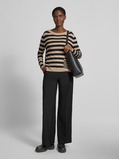 Marc Cain Strickpullover mit Kaschmir-Anteil Sand 1