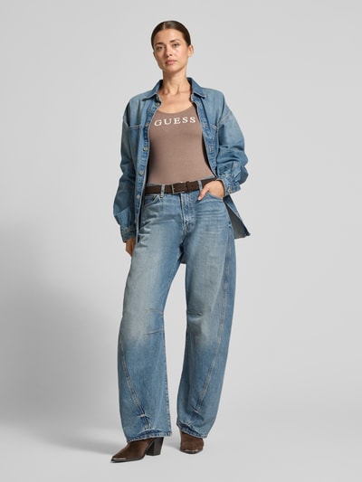 GUESS Body mit Logo Modell 'NEW CARRIE' Taupe 1