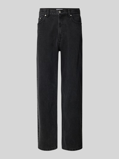REVIEW Baggy fit jeans in 5-pocketmodel Zwart - 2