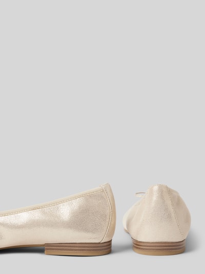 Tamaris Ballerina's met sierstrik Ecru - 2