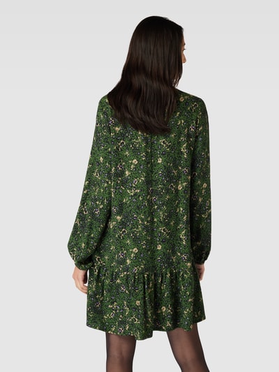 Jake*s Casual Knielange jurk met all-over print Grasgroen - 5