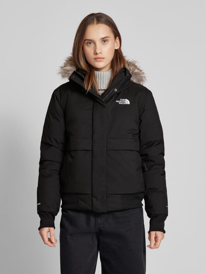 The North Face Jack met labelstitching, model 'Artic Bomber' Zwart - 4