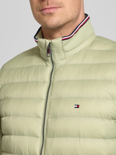 Tommy Hilfiger Regular Fit Steppjacke aus verschieden strukturiertem Material Schilf 3