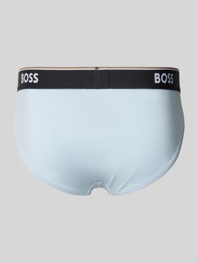 BOSS Slip mit Label-Bund im 3er-Pack Petrol 3