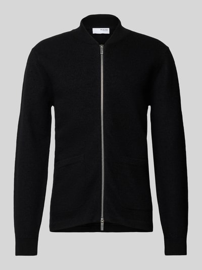 SELECTED HOMME Cardigan mit Zweiwege-Reißverschluss Modell 'REASON' Black 2