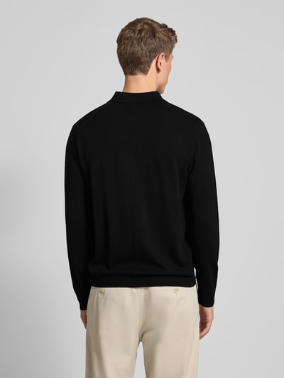 CK Calvin Klein Strickpullover mit Polokragen Black 5