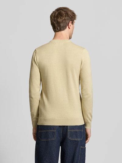 Blend Slim Fit Pullover in Strick-Optik Modell 'Baron' Schilf 5