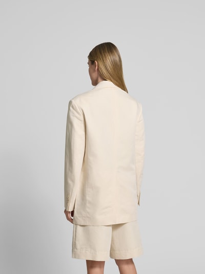 Filippa K Relaxed Fit Blazer mit Knopfleiste Ecru 5