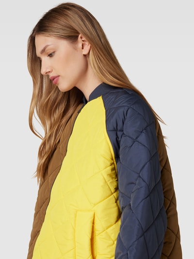 Jake*s Casual Steppjacke mit Stehkragen Dunkelblau 3