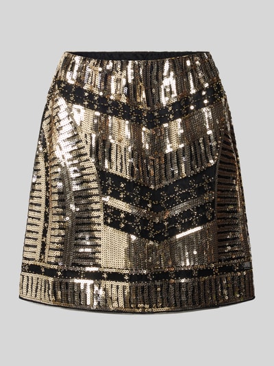 Apricot Spódnica mini z cekinami Złoty 2