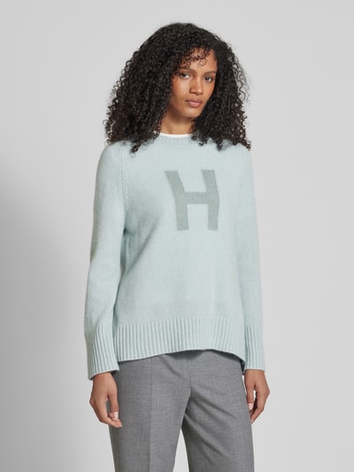 Hemisphere Kaschmirpullover mit Rundhalsausschnitt Mint 4